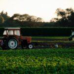 Landwirt bei der Arbeit