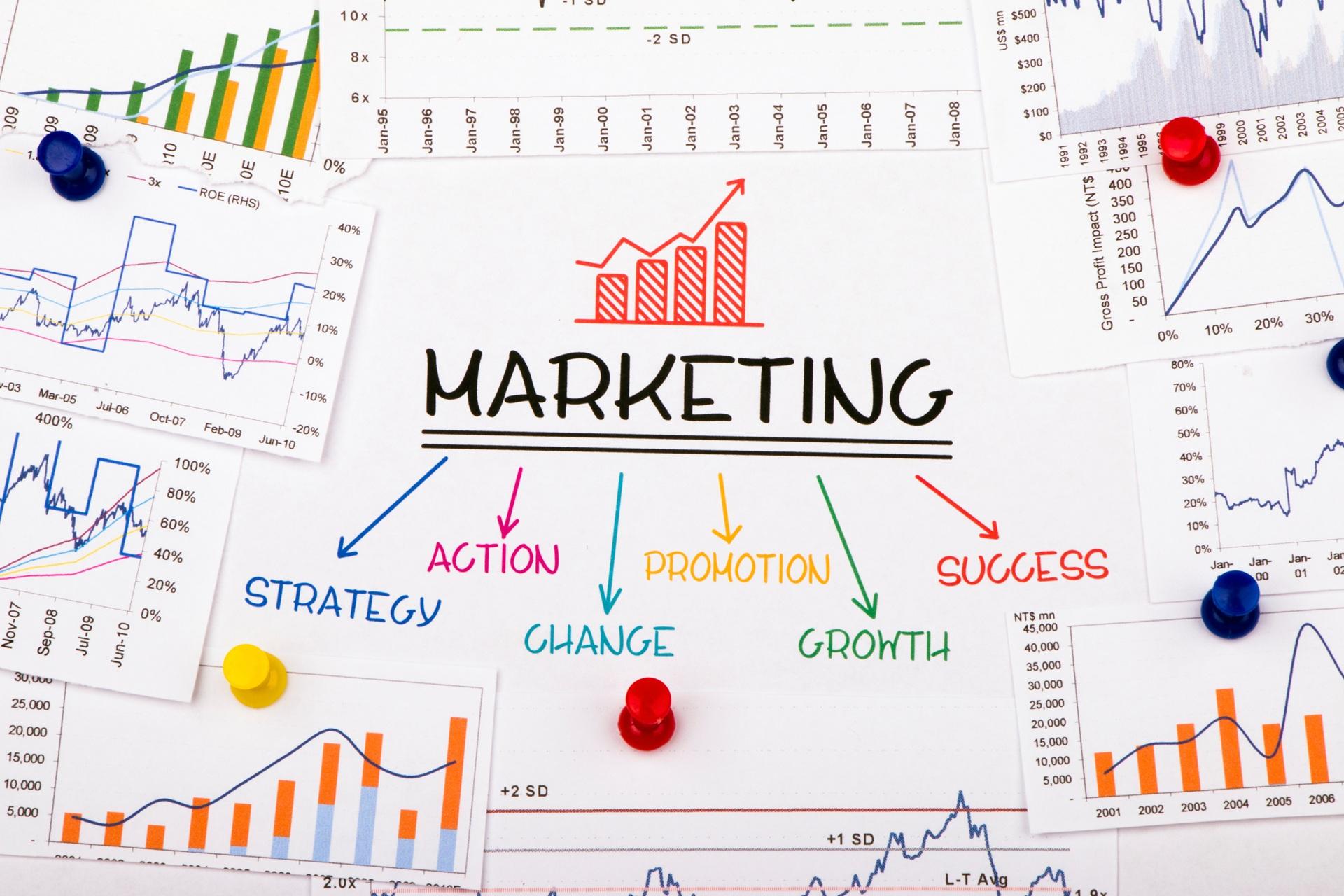 Marketingstrategie mit Vape-Bezug visualisiert